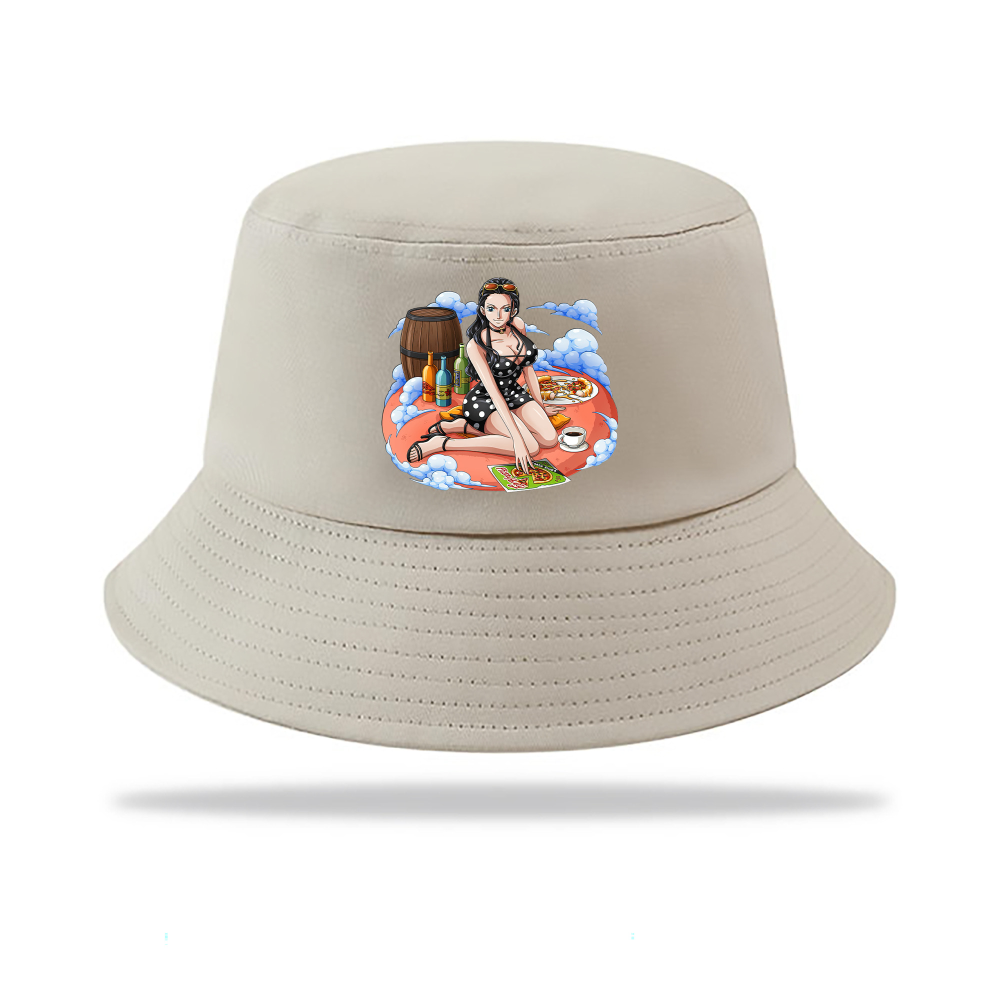 （画像用） ワンピース ニコ・ロビン ONE PIECE Nico Robin アウトドア日除けバケットハット